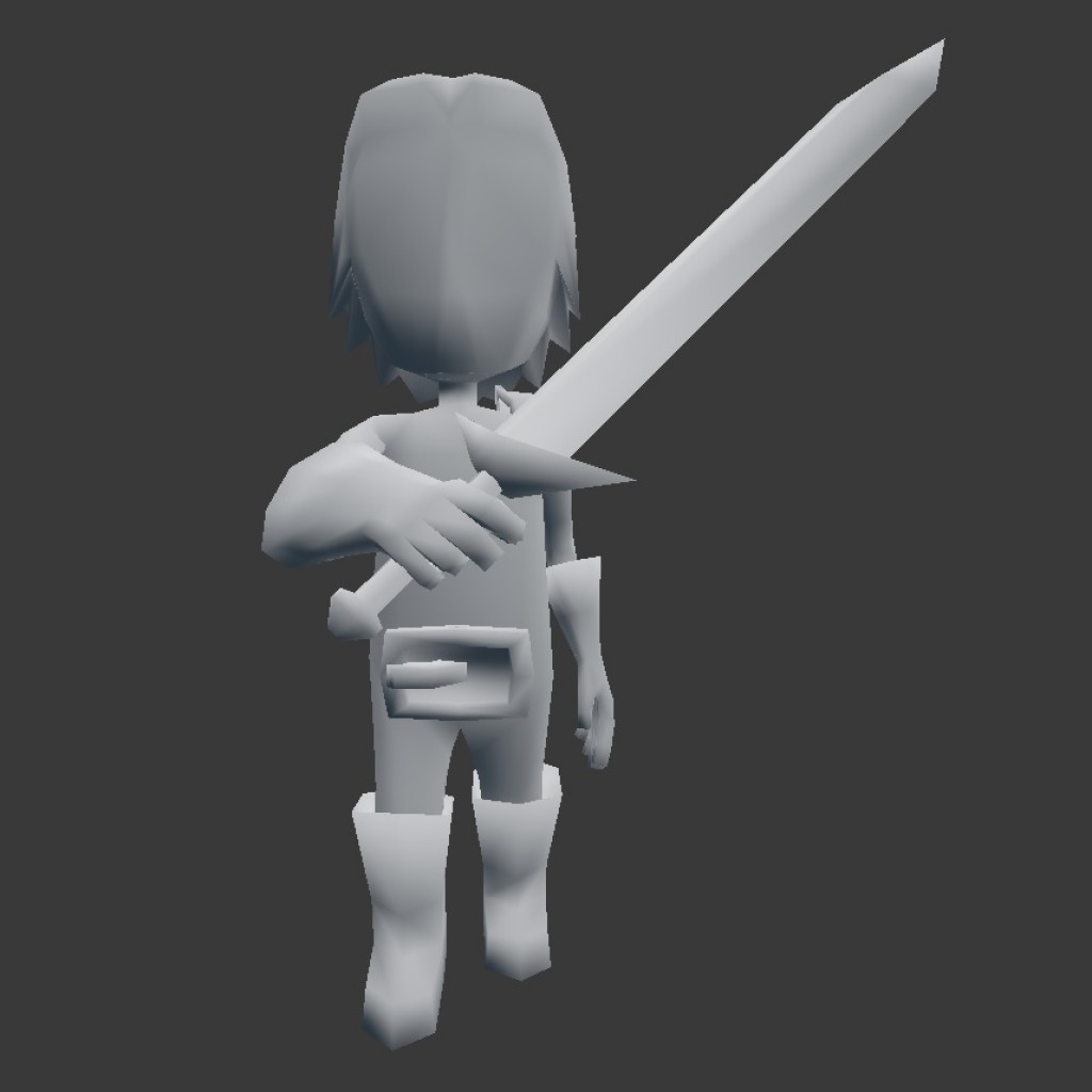 Low Poly Knight Rigged preview image 1